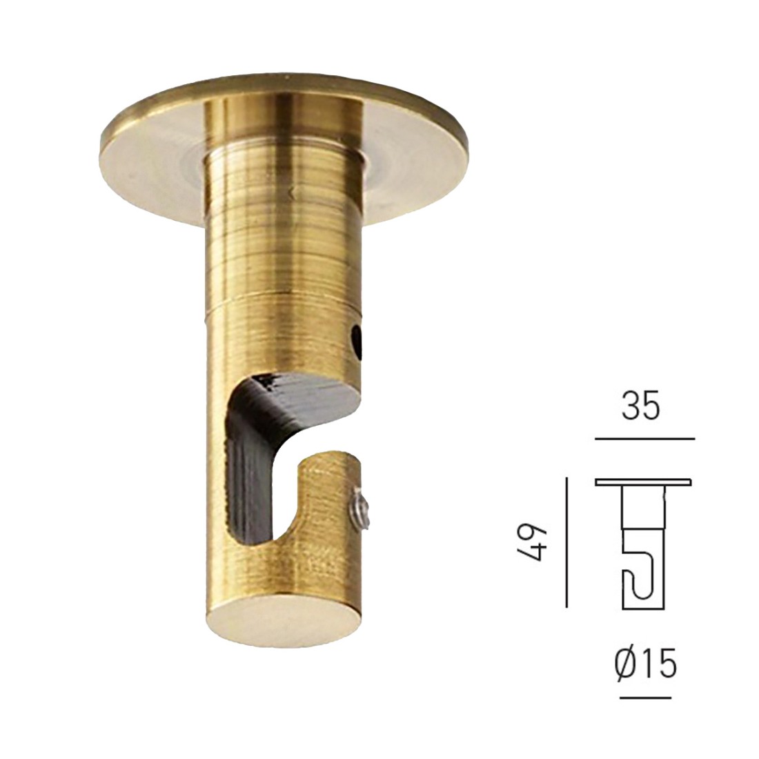 Gea Luce NUMA BT3 OT suspension en verre ambré