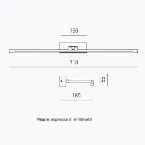 Aplique de espejo cuadrado...