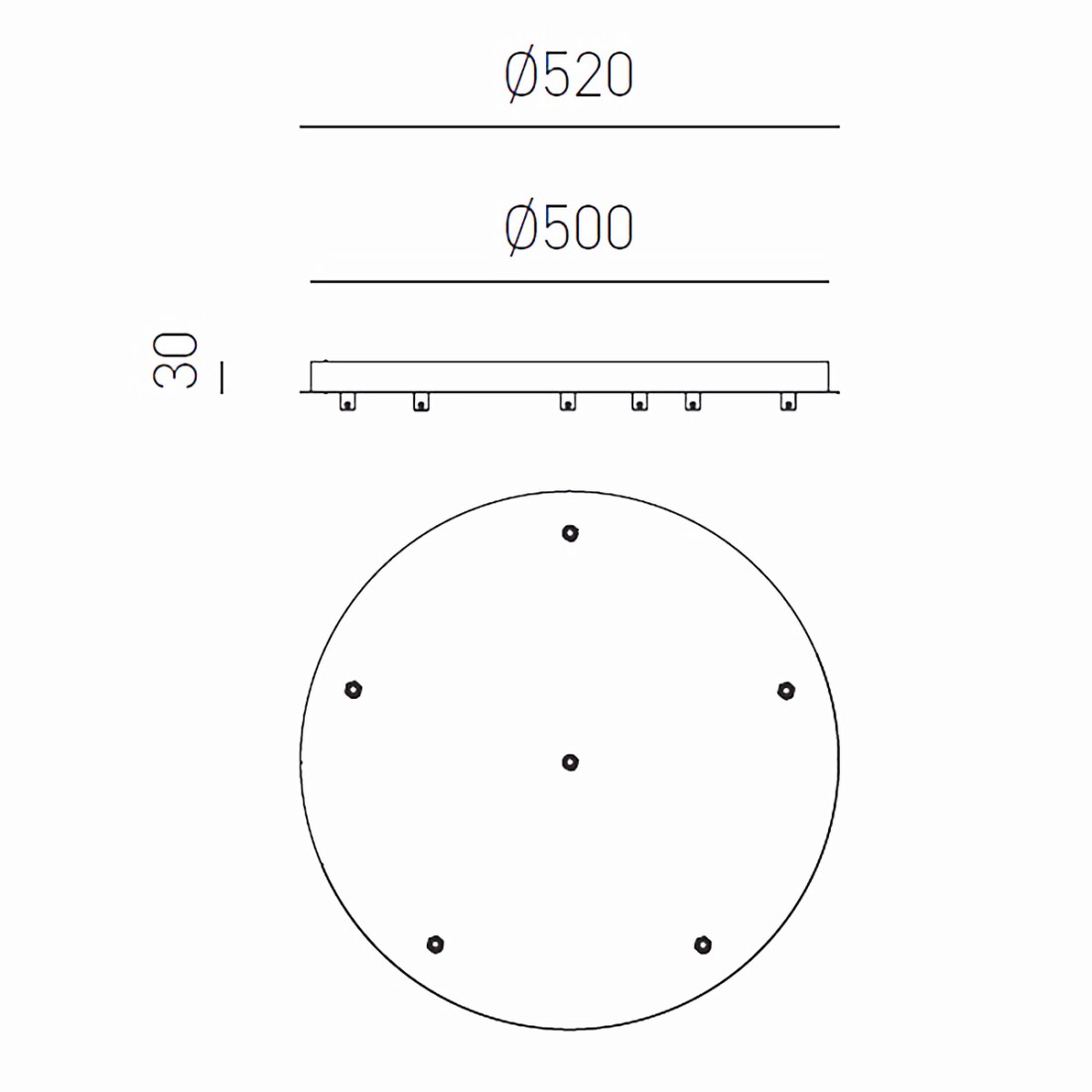 Gea Luce RAIKA BT6 NE mehrfarbige Glaspendelleuchte