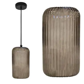 Gea Luce RAIKA VG B1 suspension en verre blanc