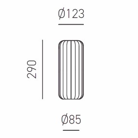 Gea Luce RAIKA VP B1 suspension en verre blanc