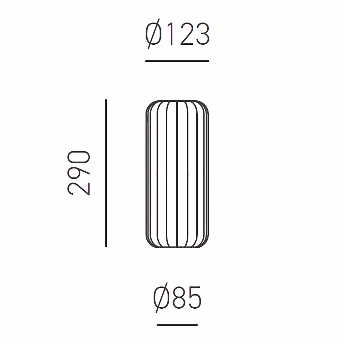 Gea Luce RAIKA VP B1 suspensión de vidrio blanco
