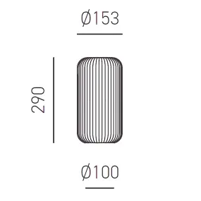 Gea Luce RAIKA VG B1 suspensión de vidrio blanco