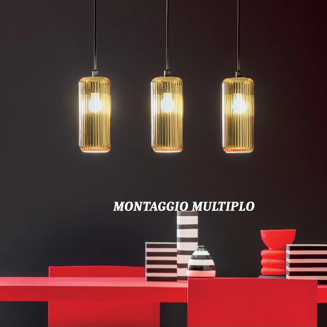 Gea Luce RAIKA VP B1 weiße Glasaufhängung