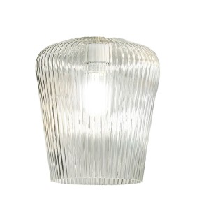 Sospensione vetro trasparente Gea Luce NUMA BT3 E27 LED lampada soffitto decentramento moderna