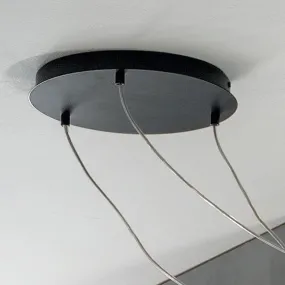 Sospensione vetro verde trasparente Gea Luce OFELIA S10 S11 S12