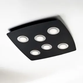 Lámpara de techo moderna Illuminando DEMETRA DEME6SLNRFA GX53 LED
