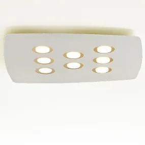 Plafonnier moderne Illuminando DEMETRA DEME8SLBNFO GX53 LED