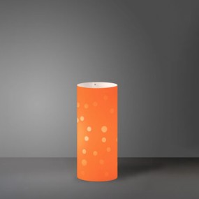 Lampe cylindrique de 13cm en plastique coloré pour enfant. LED.