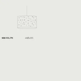 Linea Zero POIS 908 XXL P5 E27 LED araña moderna