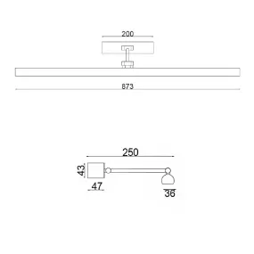 SCAMM GIUNONE Gn685 aplique led