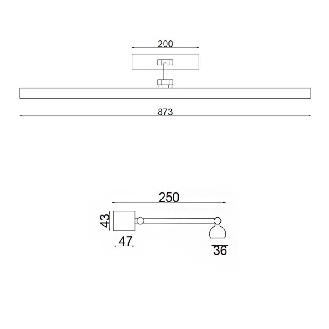 Applique murale led SCAMM GIUNONE Gn685