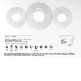Perenz OPEN 7167 B CT LED-Deckenventilator