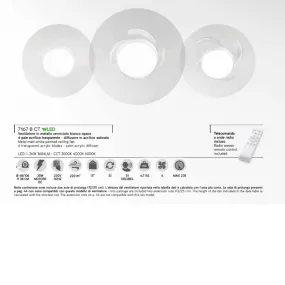 Ventilatore soffitto Perenz OPEN 7165 B CT LED