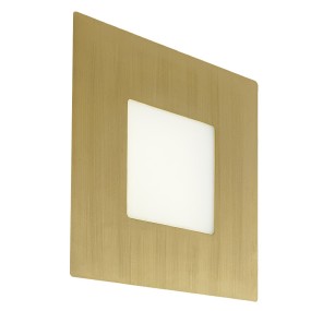 Plafonnier carré moderne en aluminium avec LED dimmable