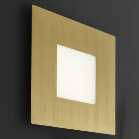 Plafonnier carré moderne en aluminium avec LED dimmable