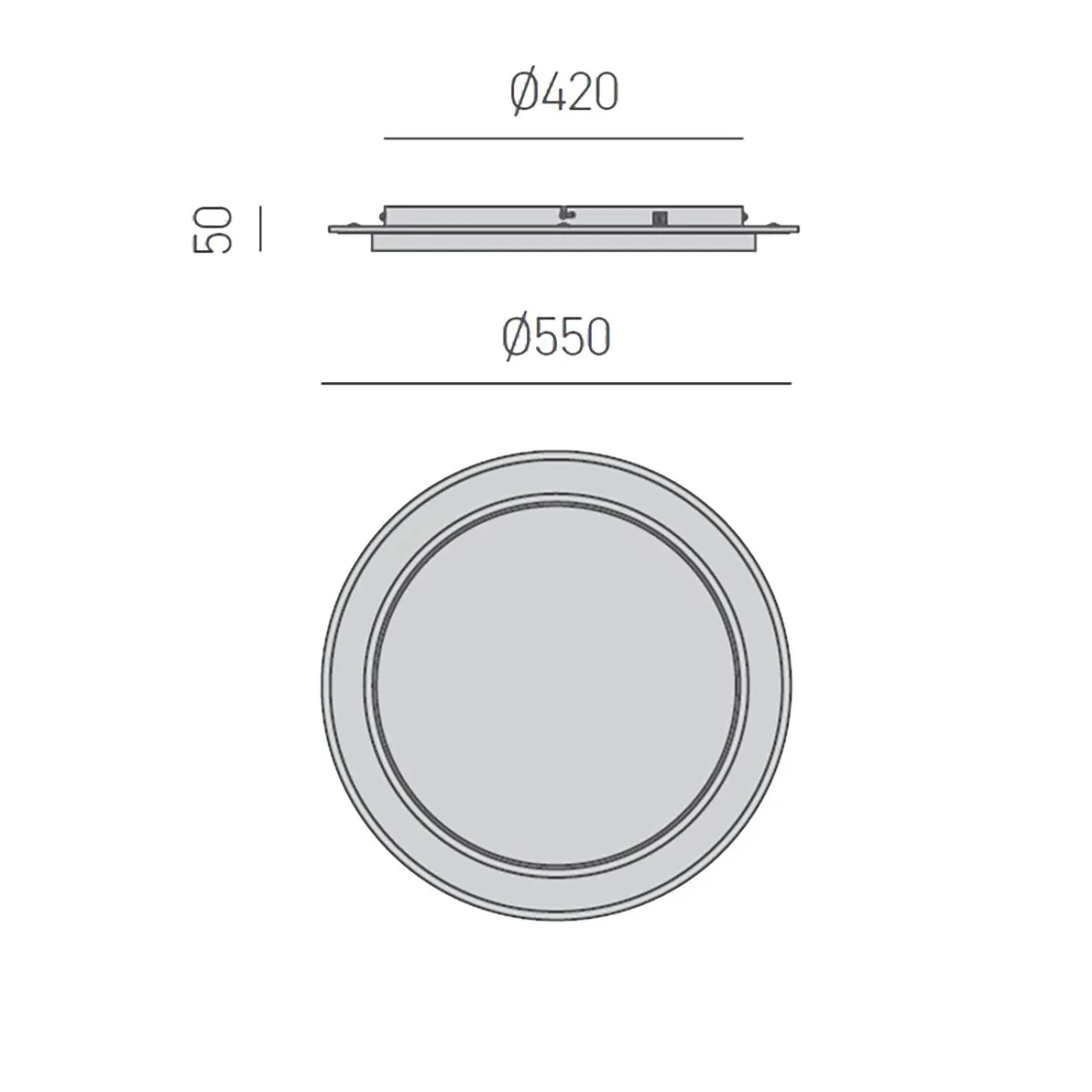 Plafonnier led Gea Luce DHARMA PG