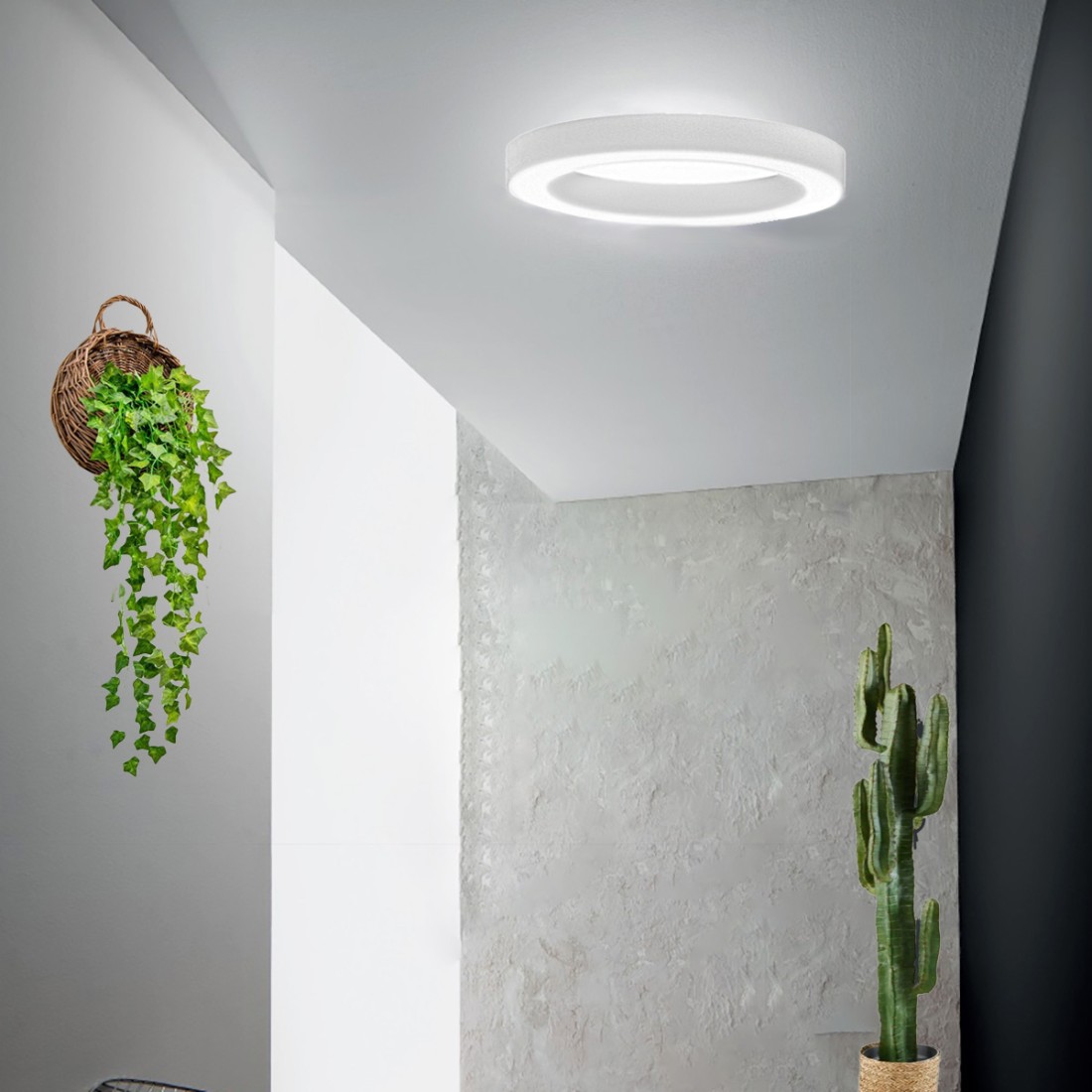 LED-Deckenleuchte Gea Luce FLOR PG WHITE