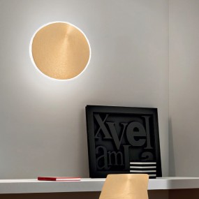 Applique led Gea Luce FORTUNA AG ORO lampada parete soffitto moderna