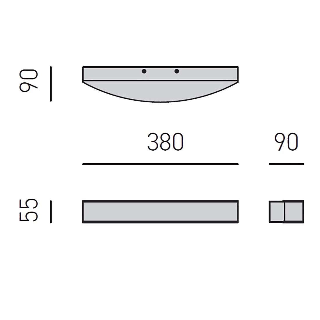 Applique led Gea Luce GAP ARCO GAP501