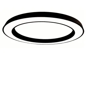 Plafoniera led Gea Luce FLOR PG NERO
