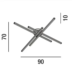 Plafoniera led Perenz...