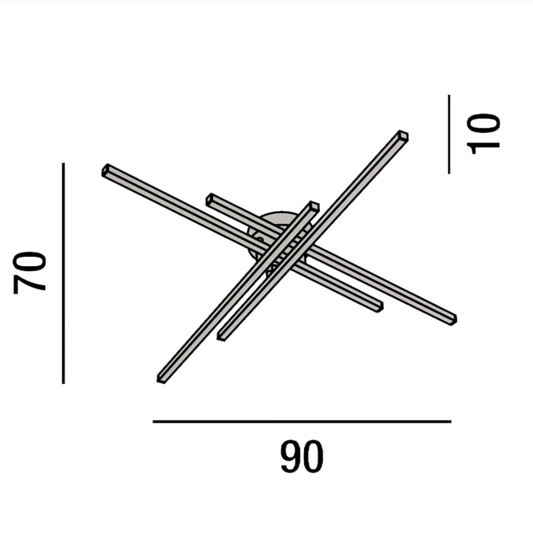 Plafonnier LED Perenz SYNCRO 8048 CTD CCT