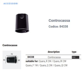 Controcassa Linea Light I LED QUARA 84338 accessorio