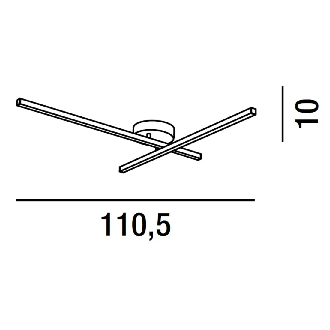 Perenz SYNCRO 8046 N CTD LED-Wandleuchte