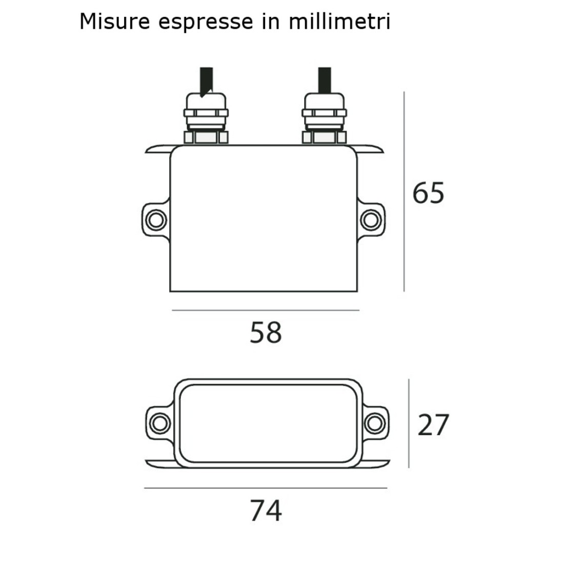 LL-SUB 89422 Treiber 500mA IP67 Netzteil