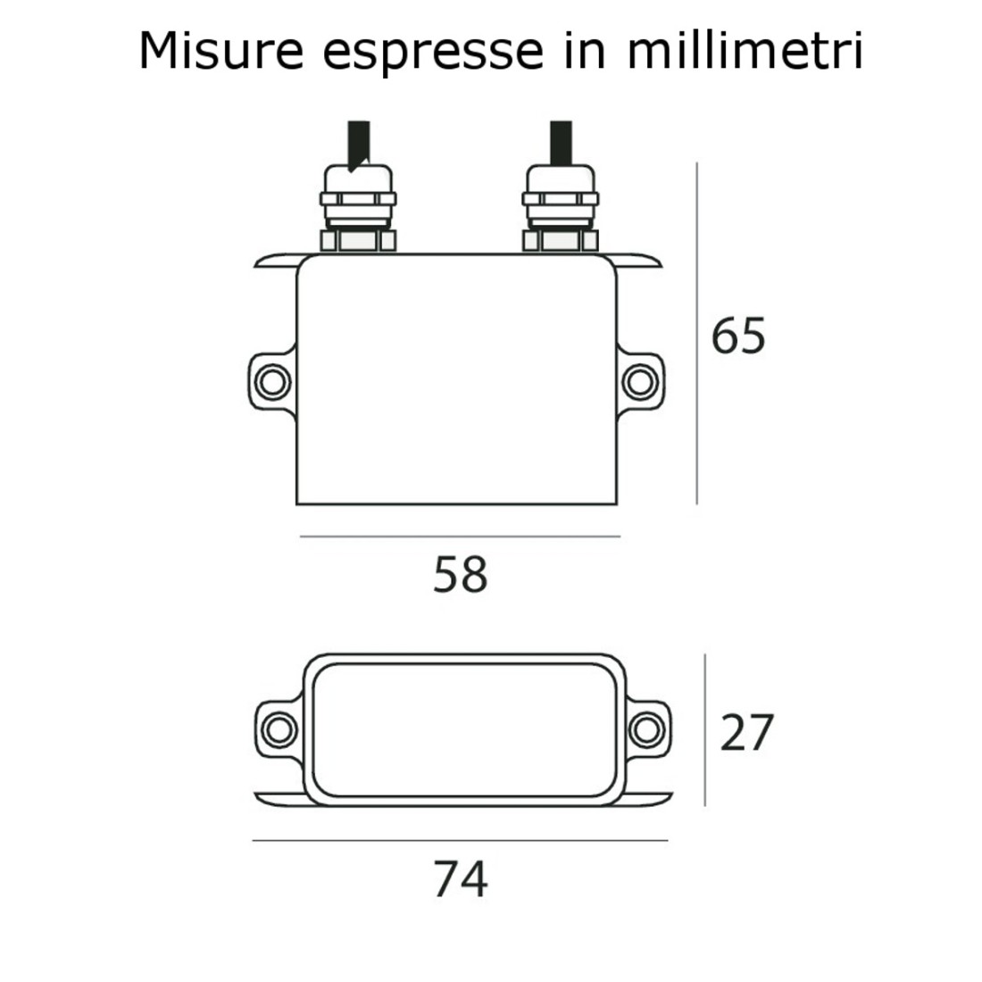 Fuente de alimentación Linea Light SUB 89423 driver 500mA IP67