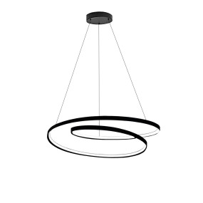 Lampadario led nero Perenz RITMO 6620 N LC