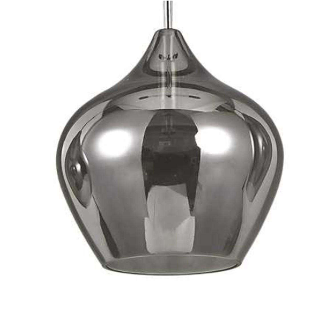 Moderner Rauchglas-Kronleuchter Soft SP3 Ideal Lux