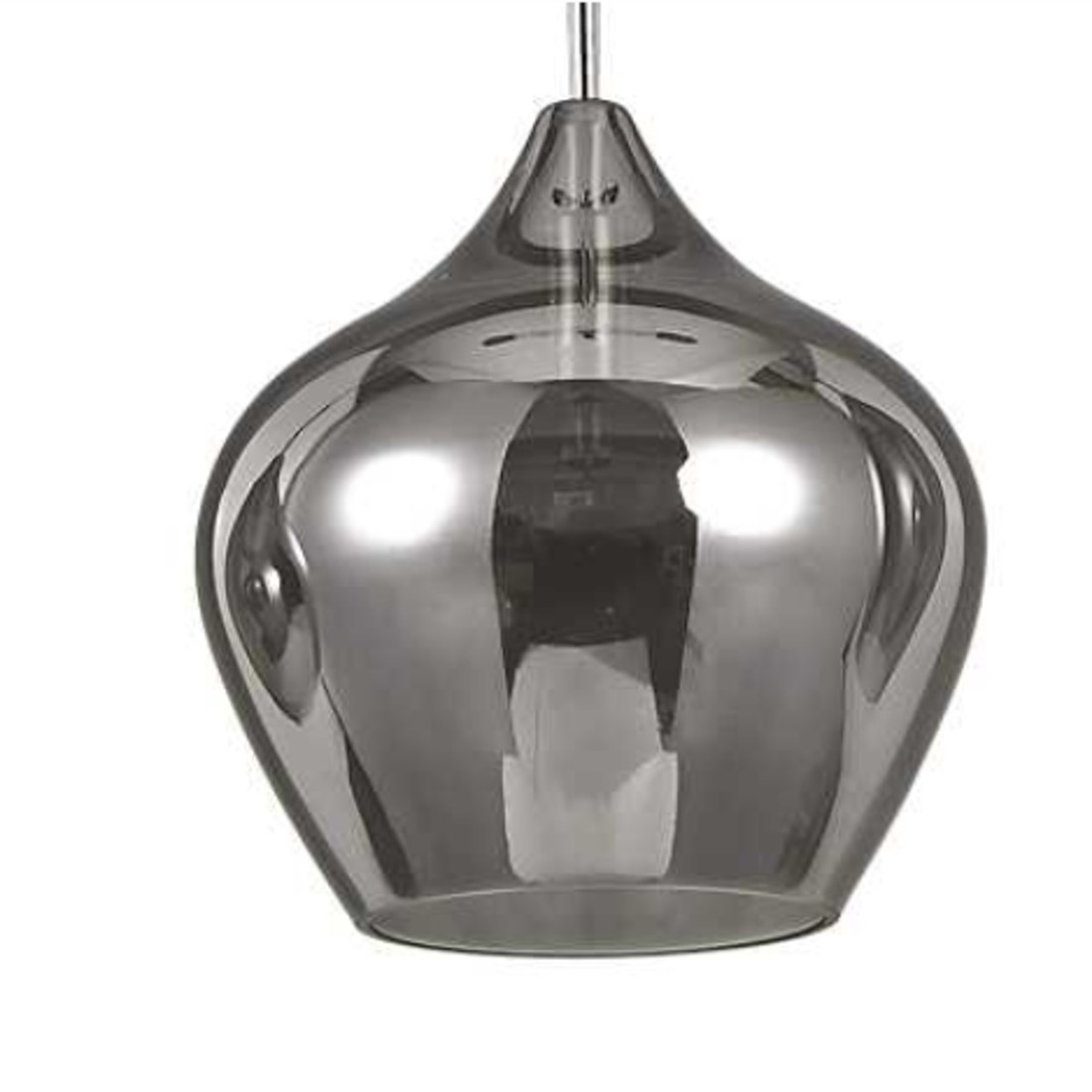 Lustre moderne en verre fumé Soft SP3 Ideal Lux