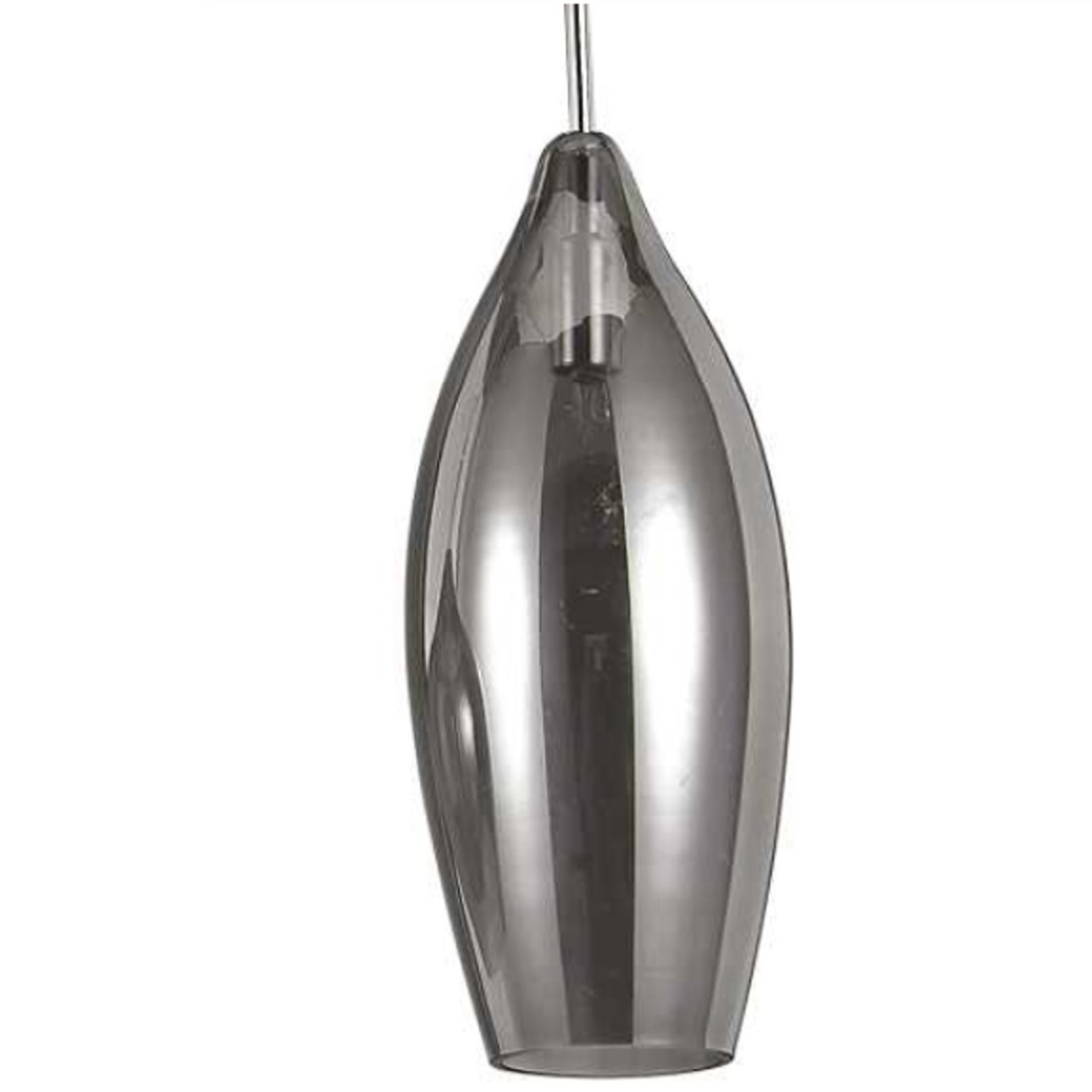 Moderner Rauchglas-Kronleuchter Soft SP3 Ideal Lux