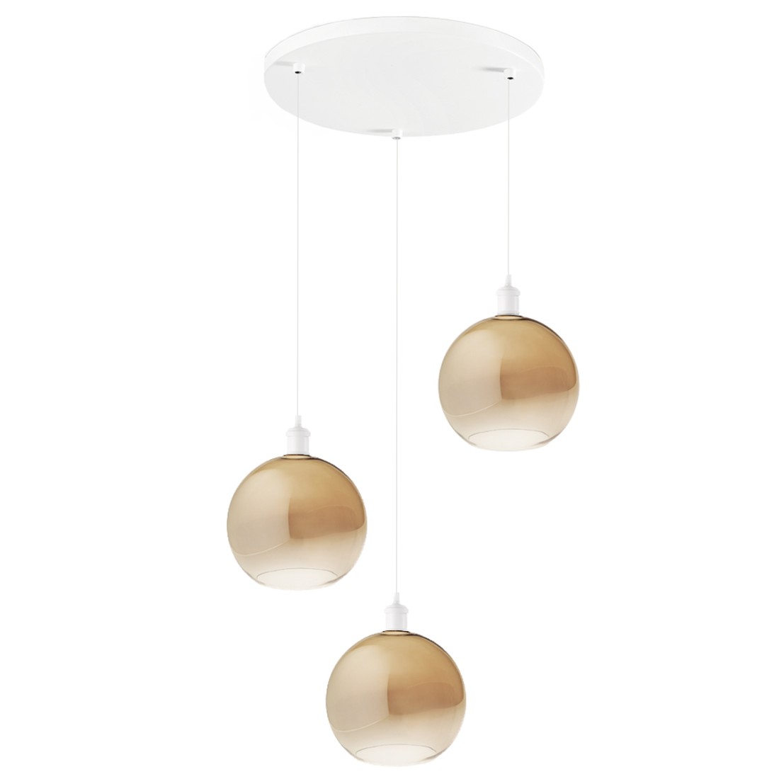 Sospensione vetro soffiato ambra Perenz SPHERE S3