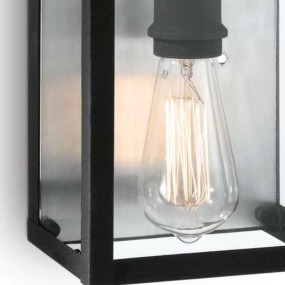 Applique moderno Ideal Lux IGOR AP1 092836 E27 LED metallo vetro lampada parete