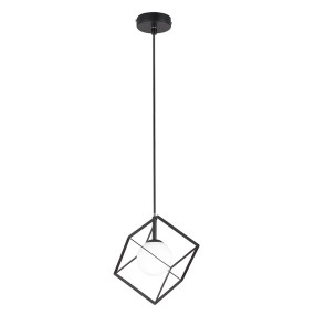 Lampadario Perenz CUBE 6695 G9 LED 15x15 cubo metallo oro opaco gabbia