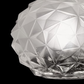 Suspension SY-EMISPHERA 0201 E27 LED 33CM lustre sphère intérieur moderne en verre de Murano