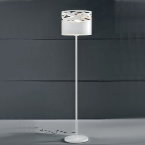 Stehleuchte Illuminando CHIMERA TE P E27 LED moderne Stehleuchte in weißem Metallzylinder innen
