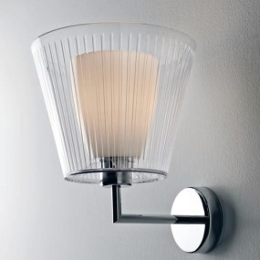 Applique Illuminando JOLLY AP G E27 LED lampada parete moderna acrilico trasparente interno