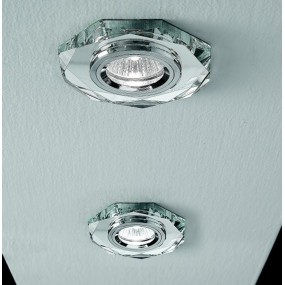 Spot Gea Led OPHELIA GFA322 spot LED hexagonal miroir moderne intérieur plaque de plâtre GU10