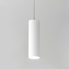 Sospensione alluminio Gea Led HANA GSO001C LED lampadario bianco cilindro moderno
