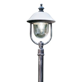 Ferroluce lampe de jardin classique Ferroluce BARI A304 TE E27 LED lampadaire en aluminium