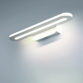Applique moderno Cattaneo illuminazione TRATTO 754 30A 15W LED lampada parete monoemissione specchio quadro 2000LM 3000°K IP20