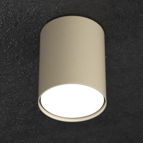 Plafoniera TP-SHAPE 1143 PL10 GX53 LED 10H metallo bianco grigio sabbia lampada soffitto cilindro moderna interno