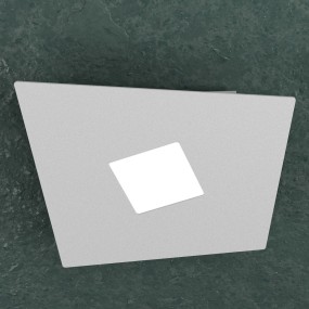 AppliqueTP-NOTE 1140 1 GX53 LED metallo bianco grigio sabbia lampada soffitto parete moderna interno