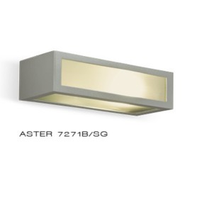 Promoingross applique murale moderne ASTER 7271 B E27 LED aluminium partete