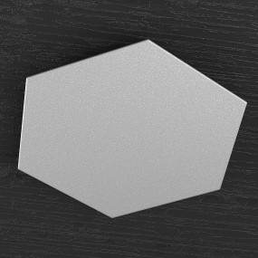 Top Light HEXAGON 1142 1D Dekorelement sechseckig Metall Wanddecke modern