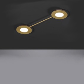 Plafoniera moderna Cattaneo VINTAGE 876 30 PA Gx53 LED lampada soffitto parete componibile metallo verniciato interno